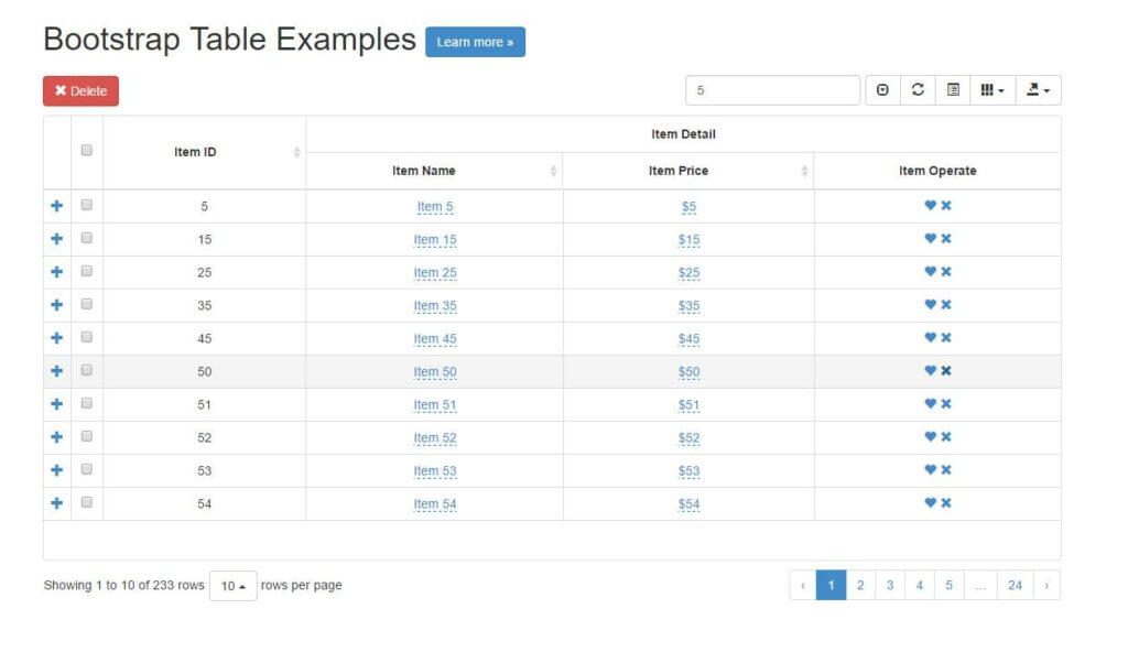 10 Best JQuery Table Plugins You Must Not Miss In 2018