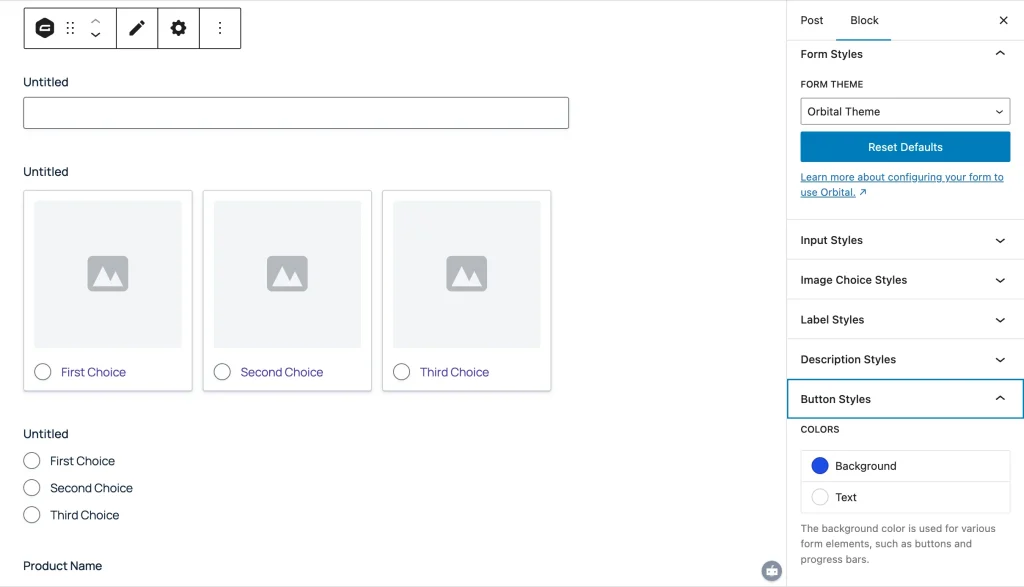 Gravity Forms styler