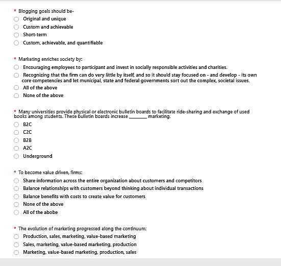 Sample quiz created with Fluent Forms