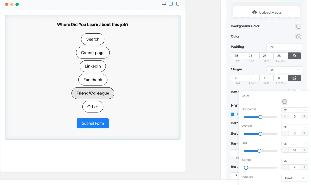Image showing Contact Form 7 provides one default contact form and inherits your theme’s styles, so custom looks mean writing CSS yourself.