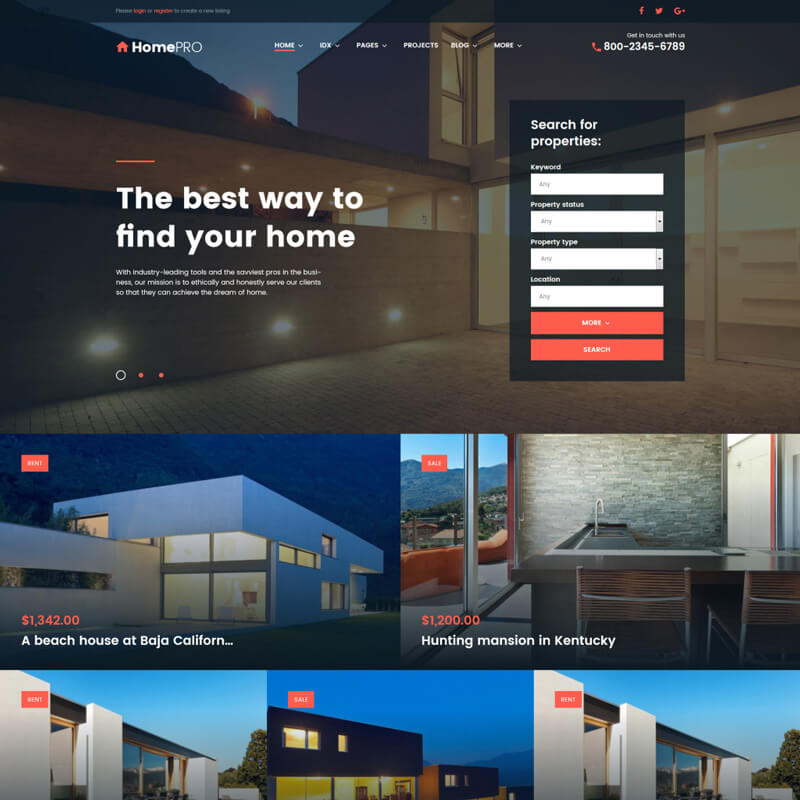 real estate wordpress theme wpmanageninja