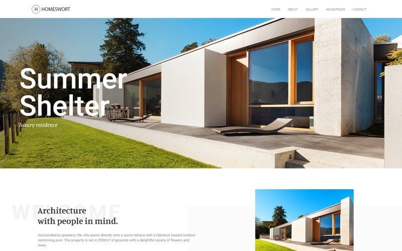 Homeswort - Luxury Real Estate Elementor WordPress Theme