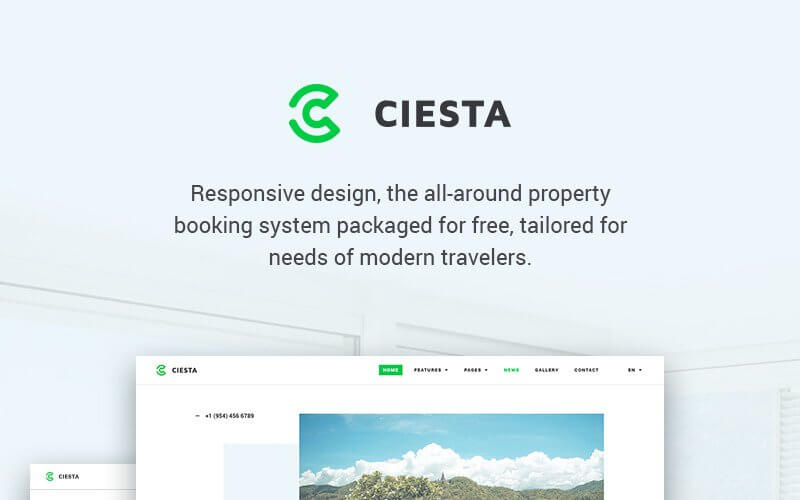 20. Ciestra - Resort WordPress Theme