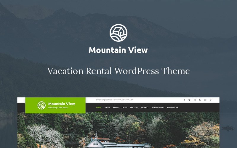 Mountainview - Vacation Rental WordPress Theme