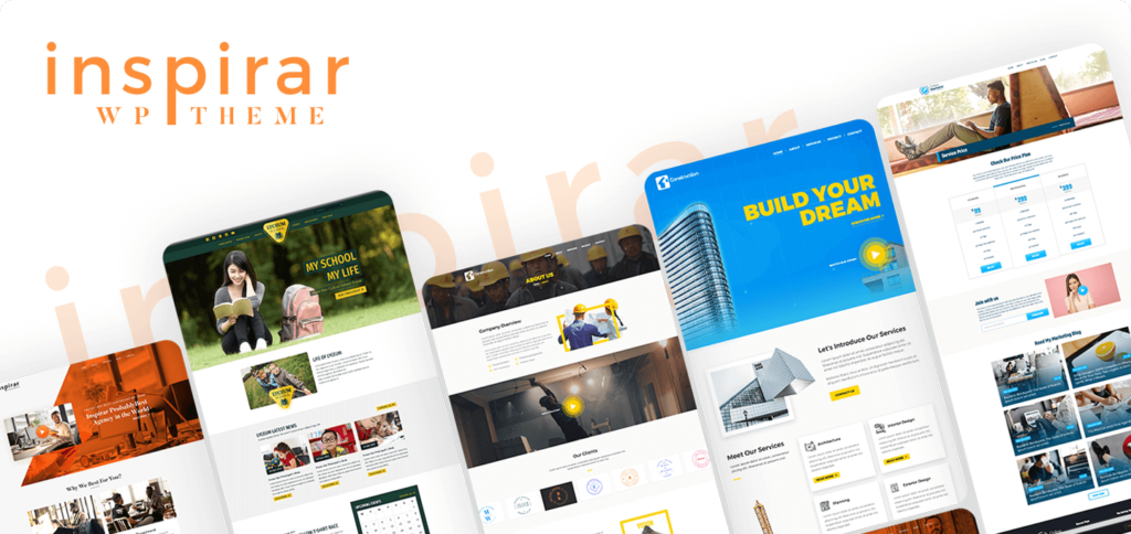 Inspirar Pro – Multipurpose WordPress Theme for Unlimited Websites