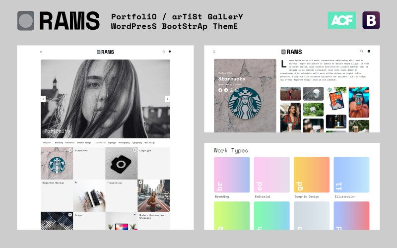 RAMS - Portfolio WordPress Theme