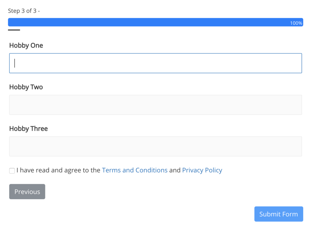 creating multi-step forms wpmanageninja