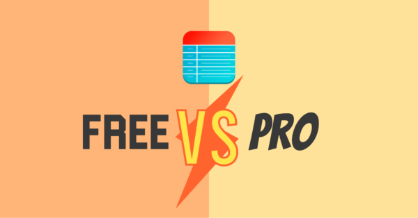 Ninja Tables Free vs Pro: Which One to Go For