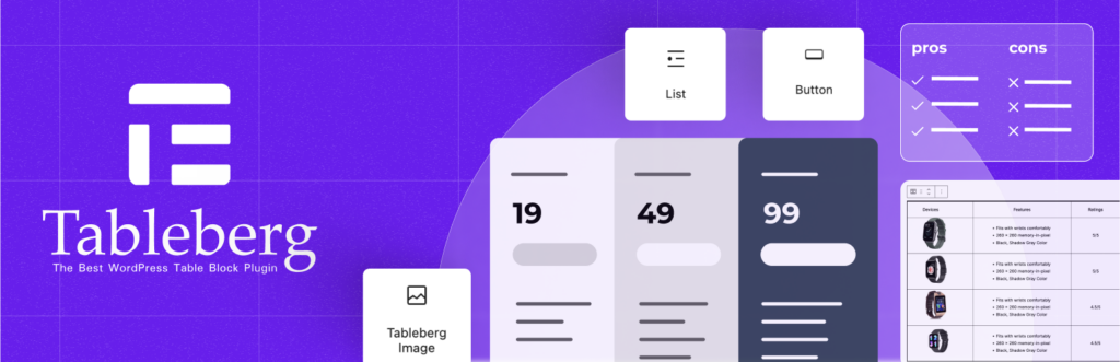 Tableberg - WordPress table block plugin