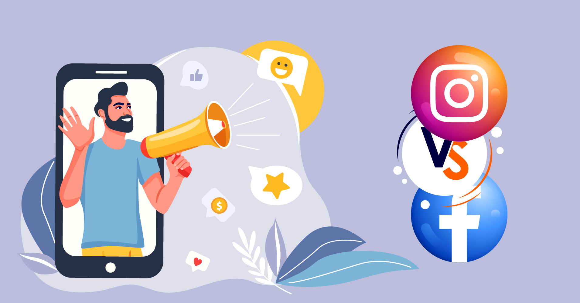 Instagram vs Facebook marketing differences and similarities