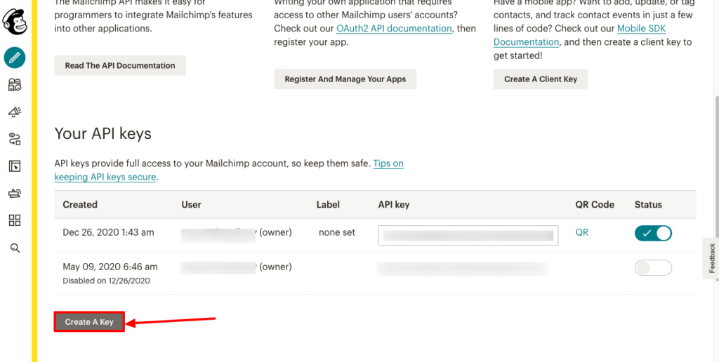 Mailchimp Integration - Create Api - Fluent Forms