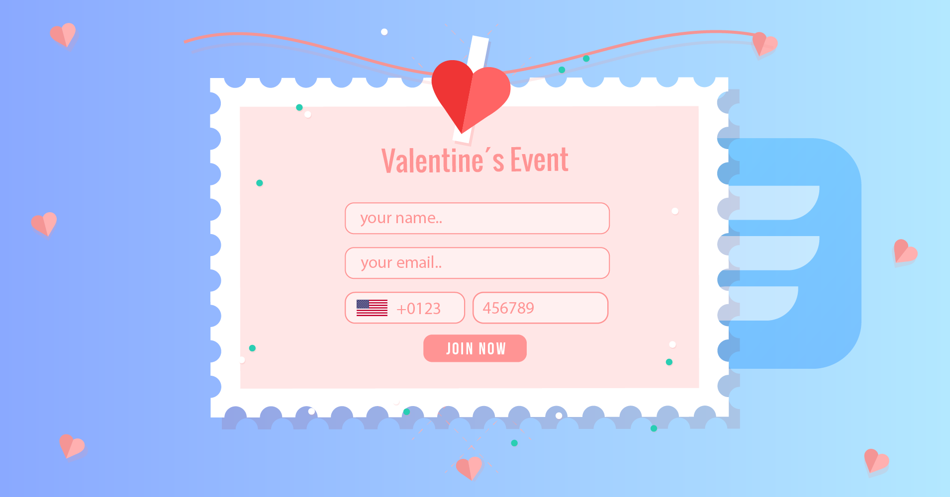 Fluent Forms - valentine's day promotions