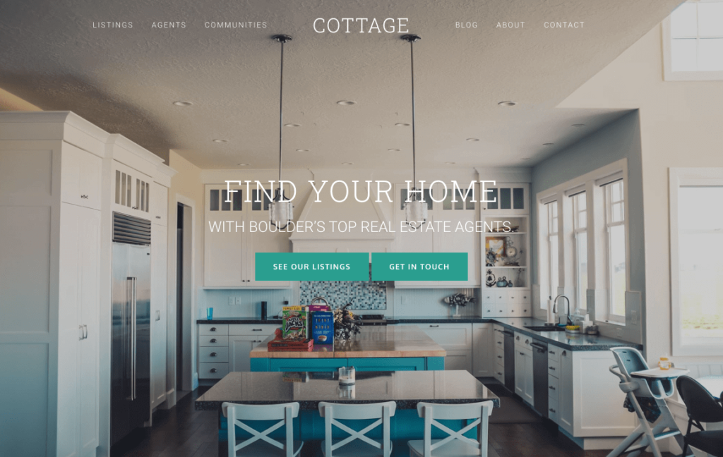 cottage theme, wordpress real estate themes