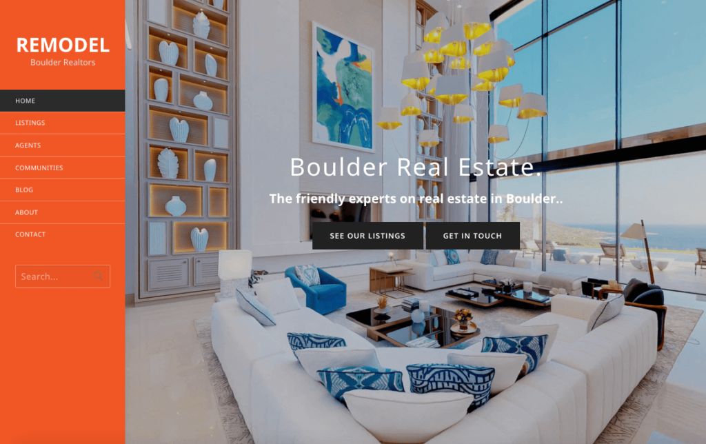 theme builder, boulder real estate theme