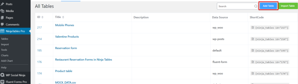 Here's how to create online data tables