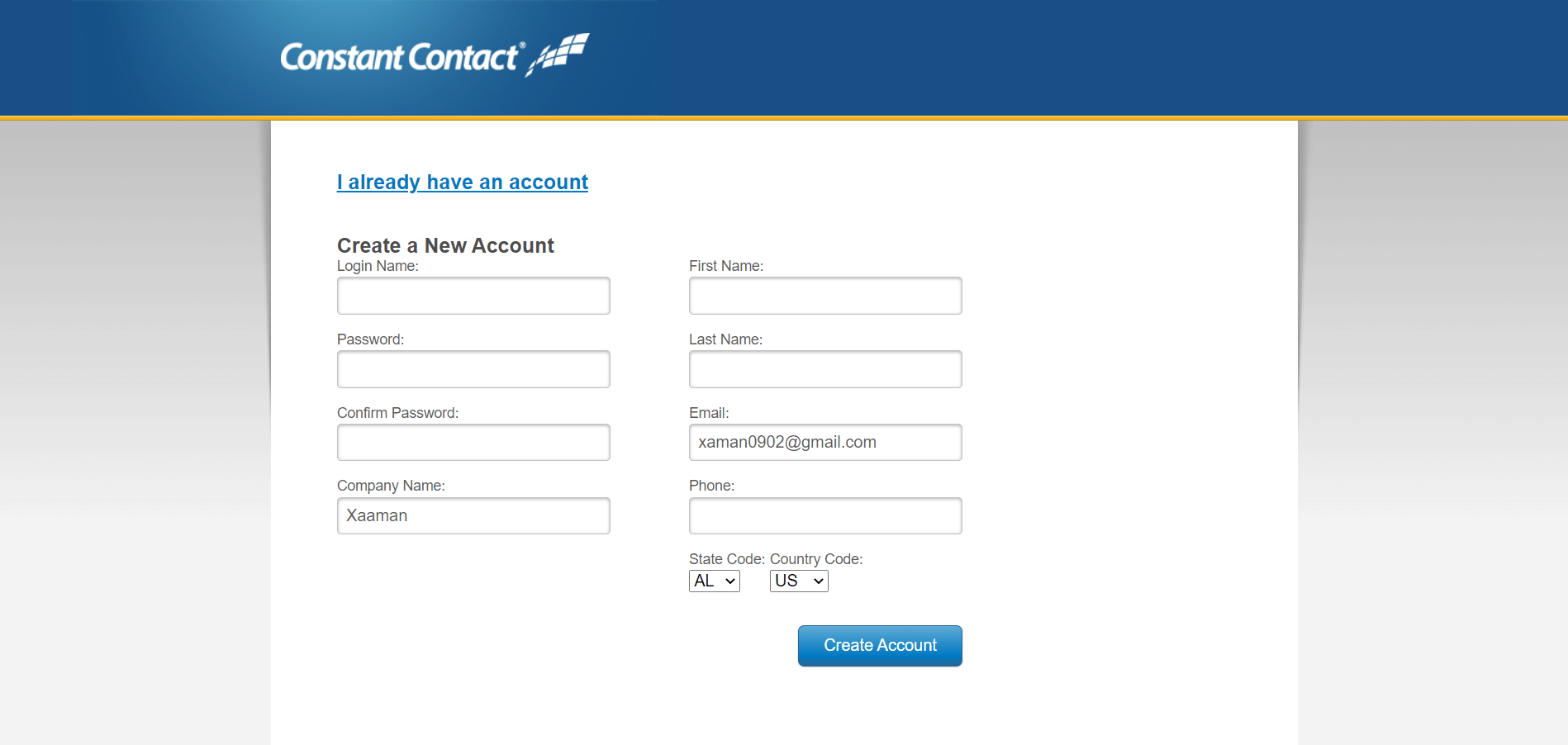 Fluent forms Constant Contact get API