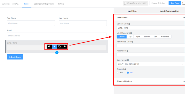 time-date-input-field-in-wp-fluent-form-wordpress-plugin