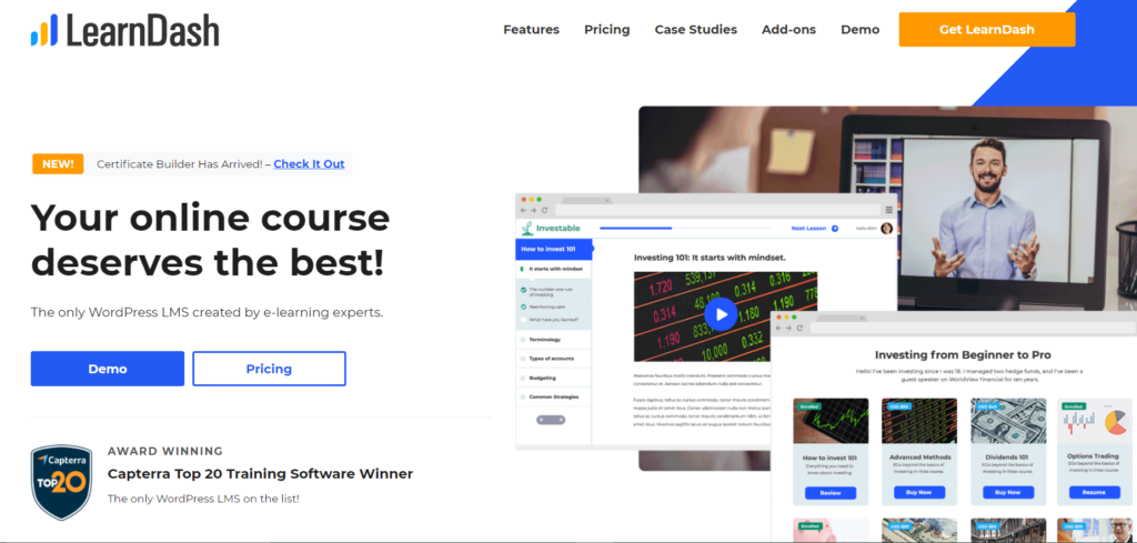 Best WordPress LMS Plugins - LearnDash