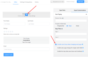 Creating Form Steps in WP Fluent Form WordPress Plugin