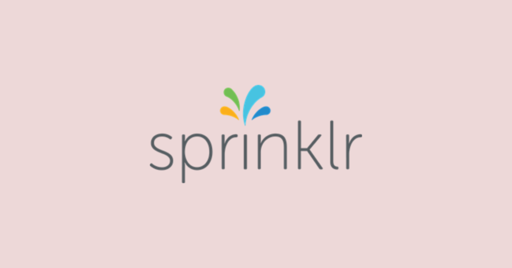 Sprinklr social media marketing