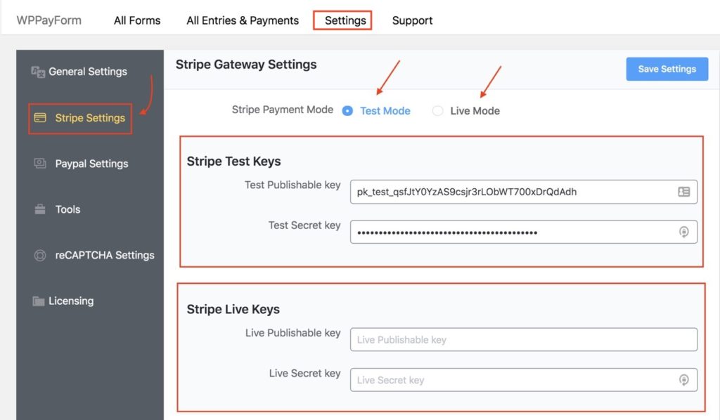 Configure Payment Methods and Currency - WP Manage Ninja