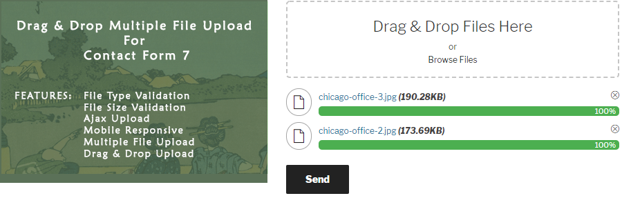 Drag and Drop Multiple File Upload