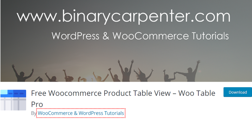 WooCommerce Product Table Lite – Plugin WordPress