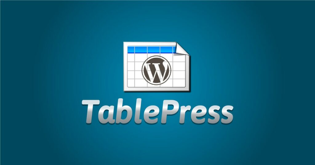 TablePress WordPress plugin