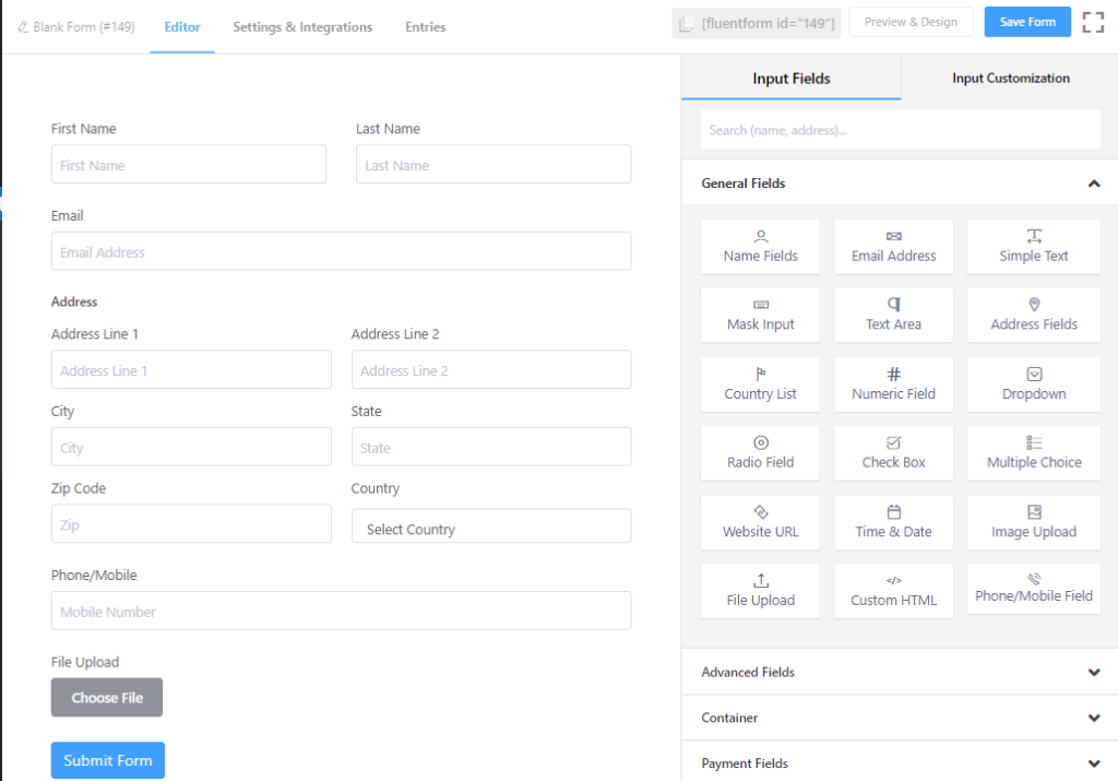 Fluent Forms, WordPress