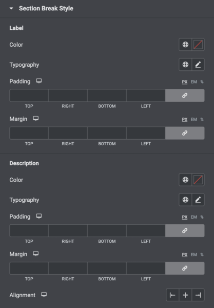 Essential Addons - Section break for Fluent Forms