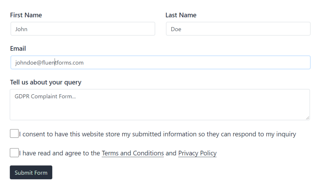 GDPR Form Builder, GDPR-Compliant Forms