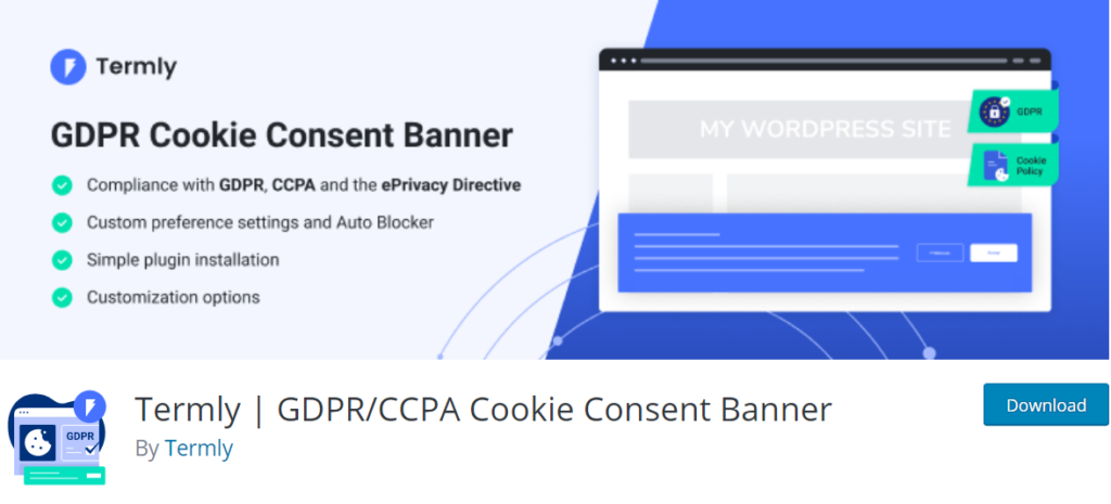 Termly GDPR Cookie Consent
