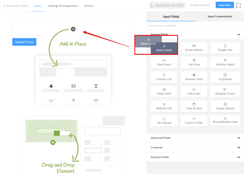 Fluent Forms interface - Contact Form 7 vs Fluent Forms