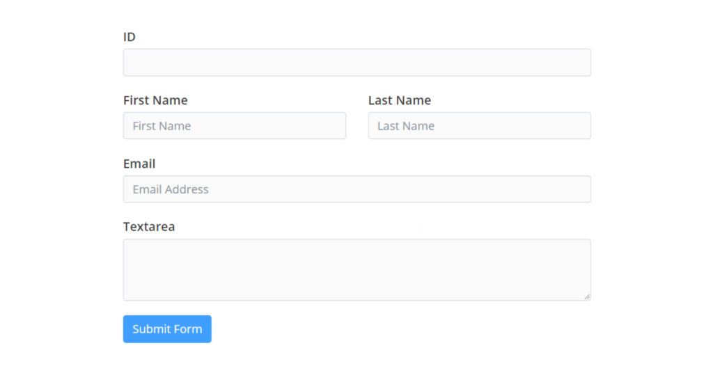 forms in WordPress