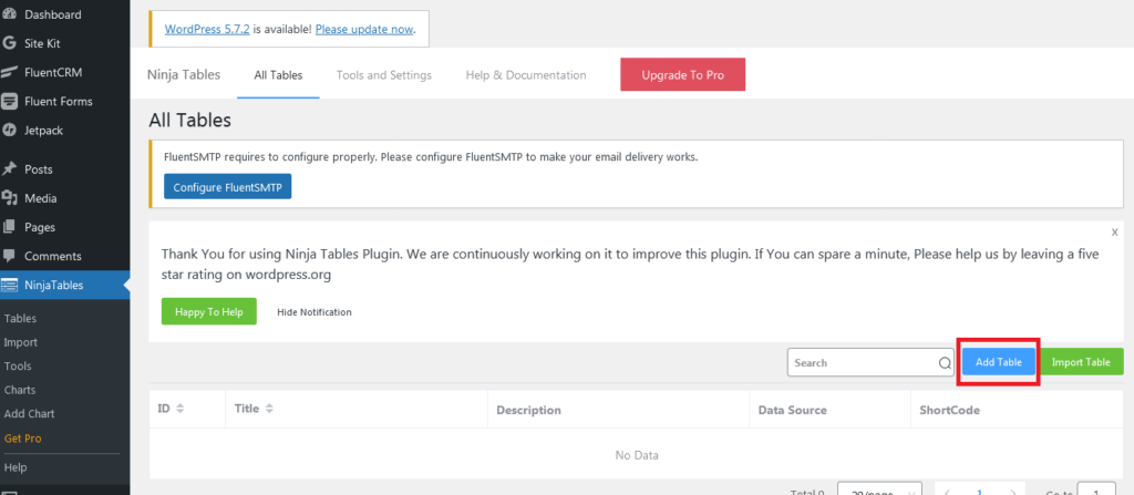 comparison table ninja tables wpmanageninja