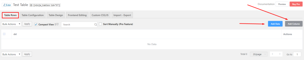 comparison table ninja tables wpmanageninja