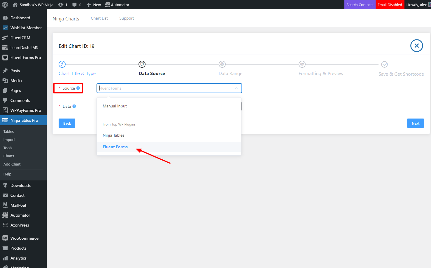 How to create Ninja Charts with Fluent Forms - WP Manage Ninja