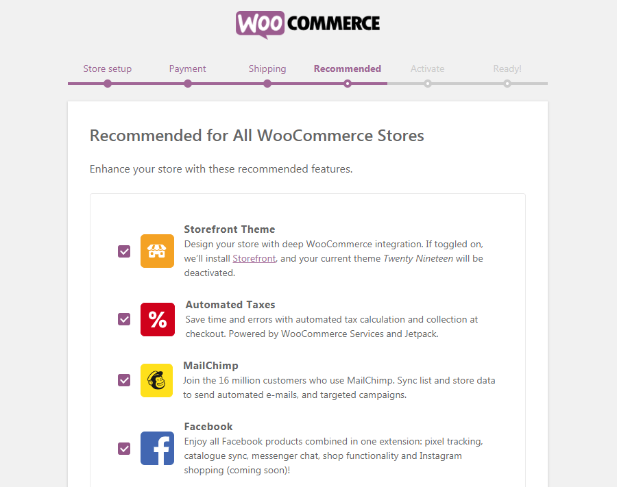WooCommerce recommended products