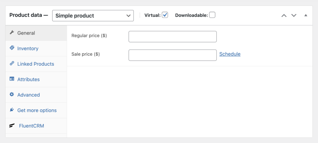 Use virtual option in WooCommerce for digital downloads