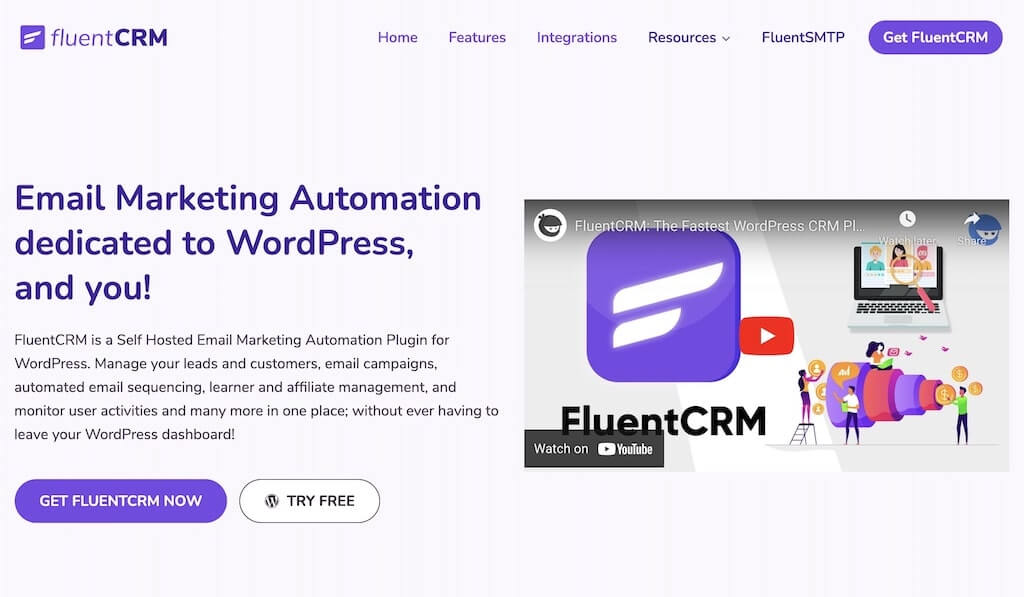 FluentCRM Call-to-Action Button Example