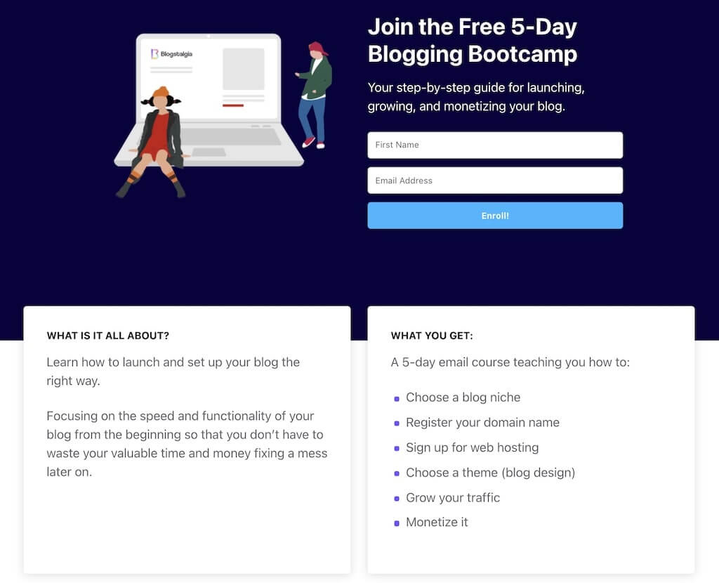 Simple-Affiliate Landing Page Example