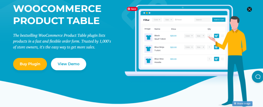 WooCommerce Product Table Lite – Plugin WordPress