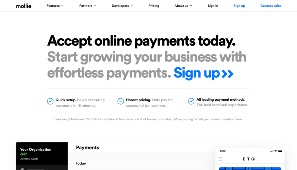 WordPress Payment Solutions - Mollie