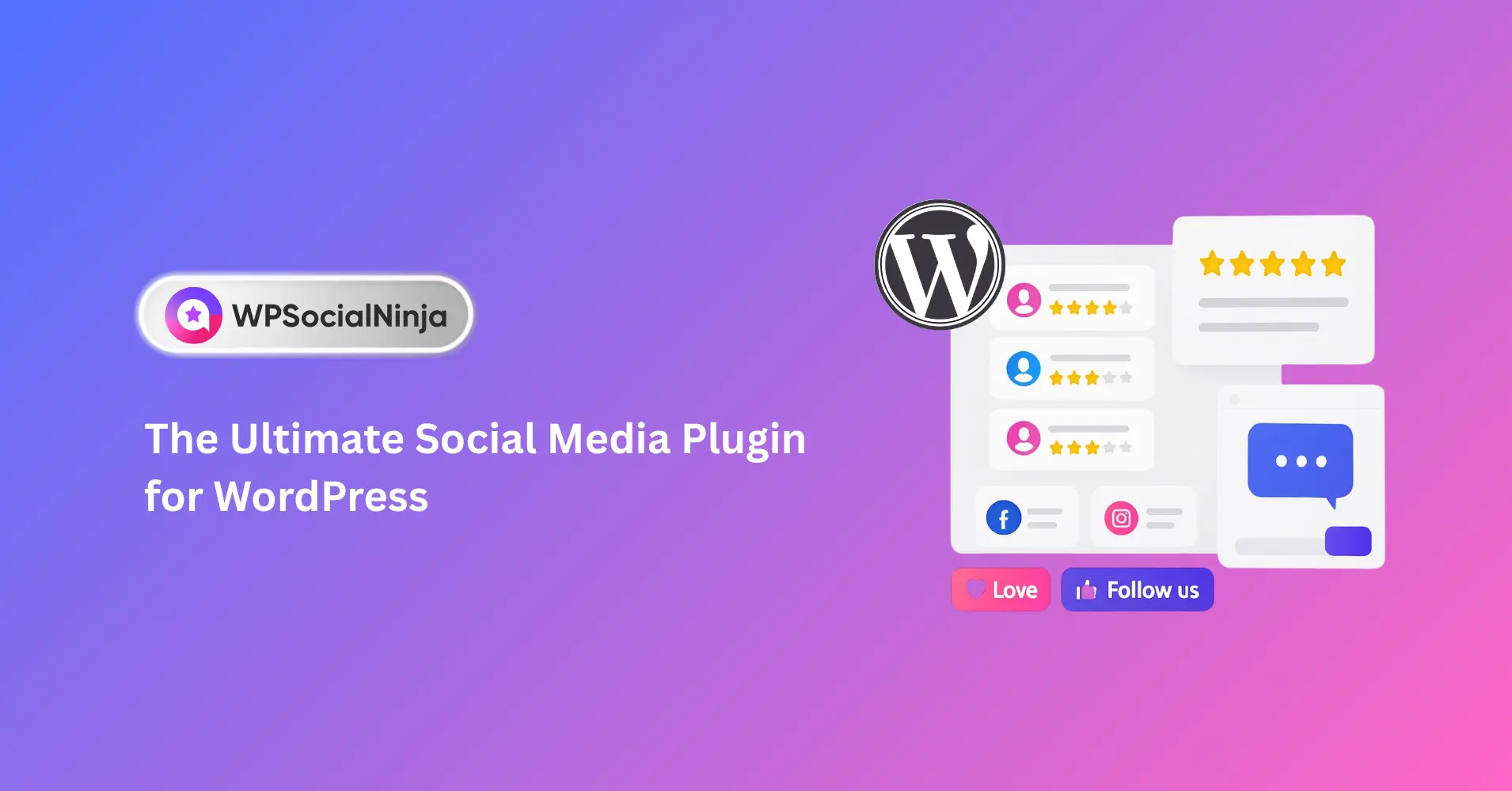 The Ultimate Social Media Plugin for WordPress WP Social Ninja