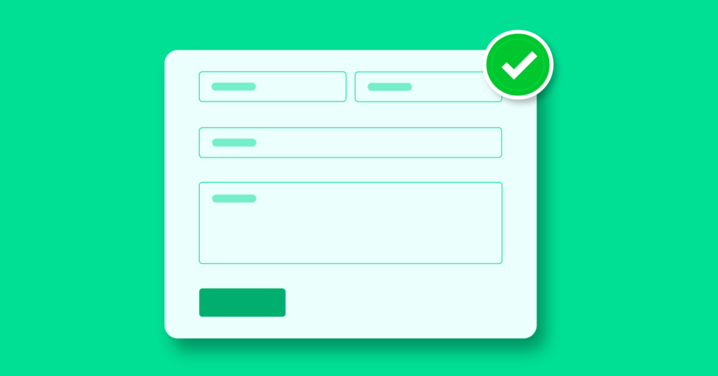 Offer alternative contact details in a contact form
