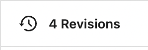 wordpress revisions not showing