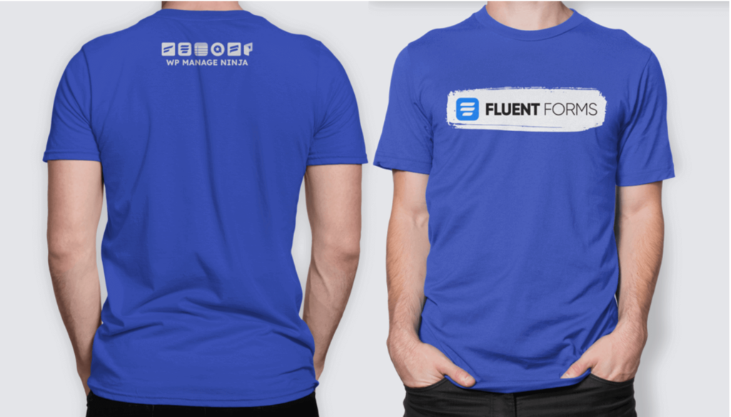 Fluent Forms t-shirt