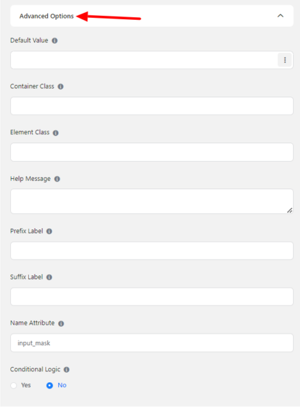 Mask Input Field in WP Fluent Form WordPress plugin