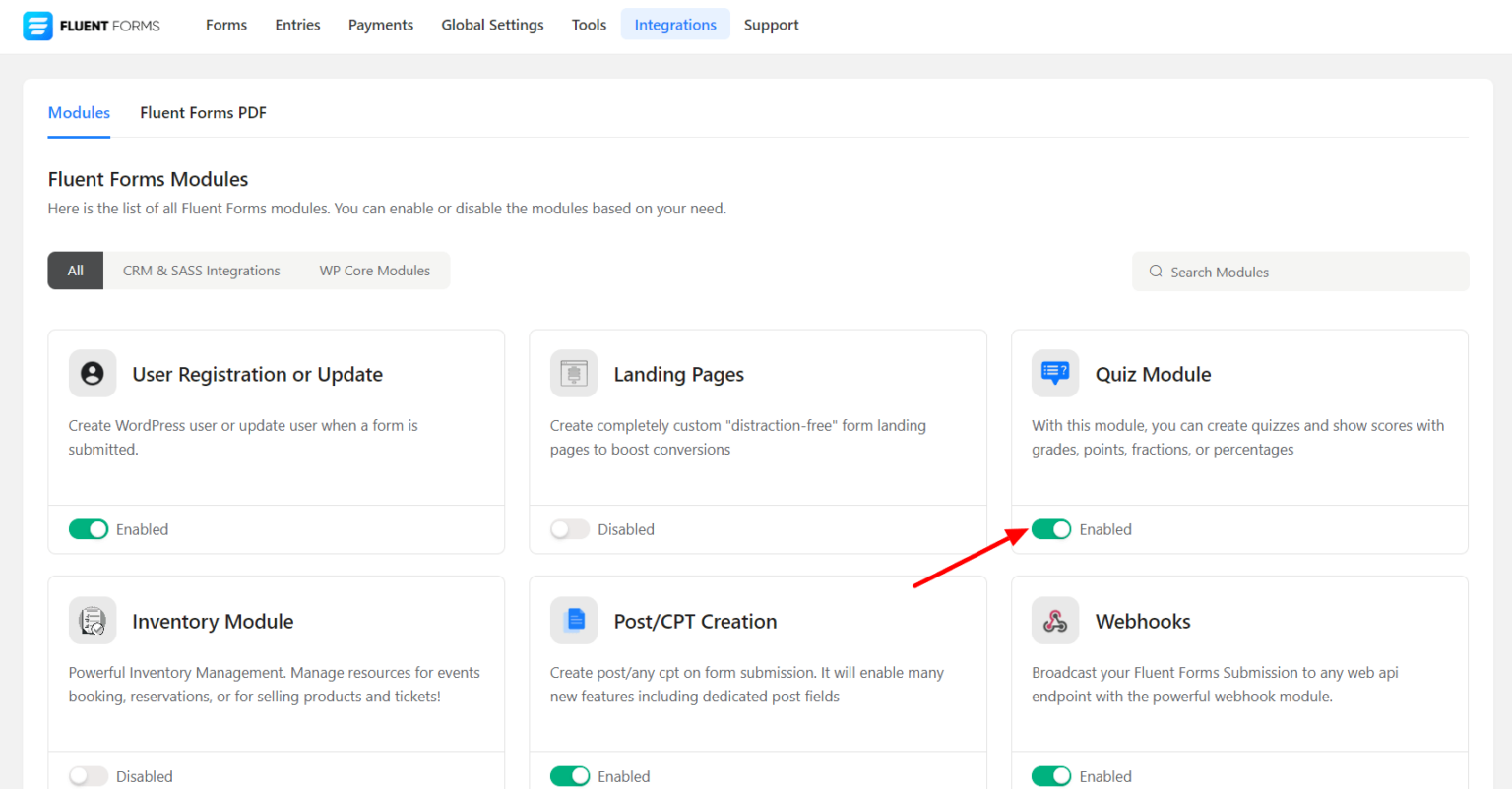 Fluent Forms Quiz Module - WP Manage Ninja