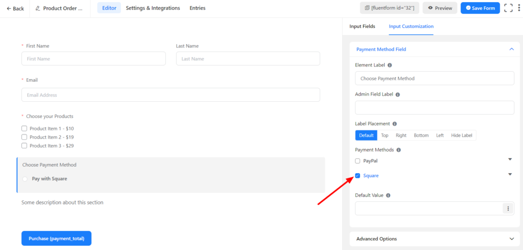 How to Integrate Square with Fluent Forms - WP Manage Ninja